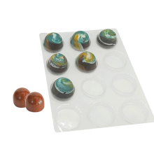 Clear Plastic Cavity Blister Insert Chocolate Tray Custom